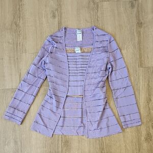 Herve Leger Lavender Cami And Cardigan Set US Size Medium Fits Small Best